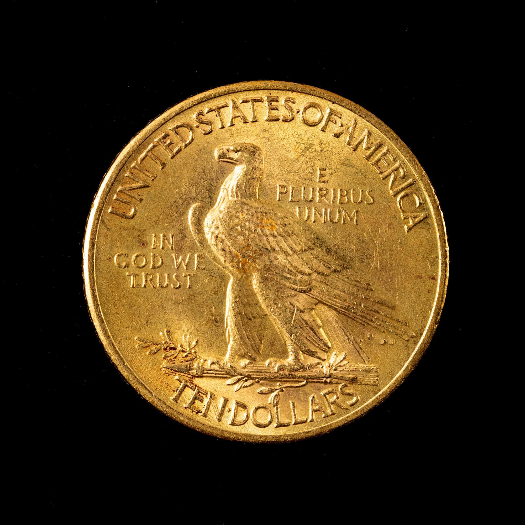 A 1932 Indian Head $10 Gold Coin