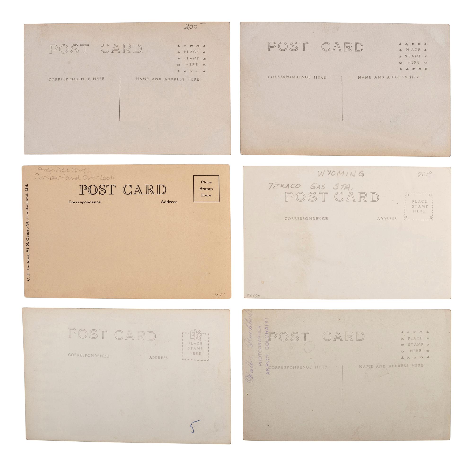 [EARLY PHOTOGRAPHY] -- [TRANSPORTATION]. A group of 23 real photo postcards of trains, ships, airplanes, automobiles, wrecks, and more.