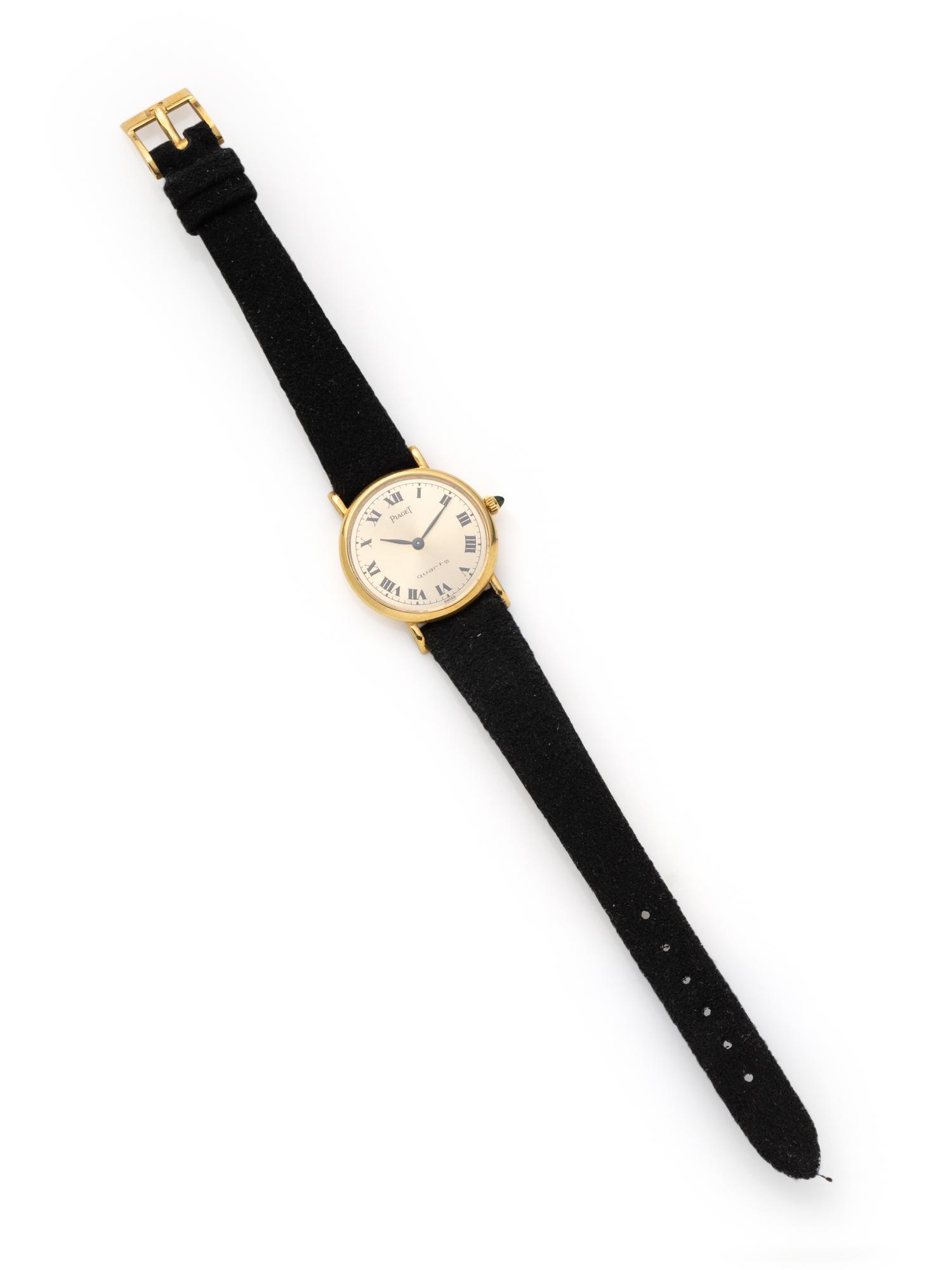 PIAGET, 18K YELLOW GOLD WRISTWATCH