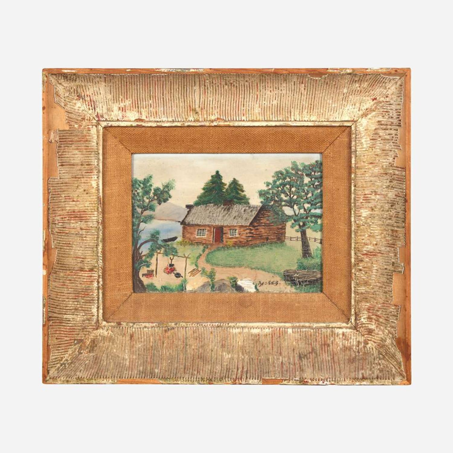 Grandma Moses (American, 1860-1961) At the Camp