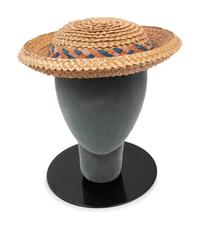 Collection of Six Shirtwaists and One Straw Hat, 1890-1920