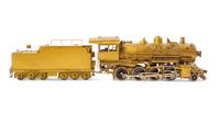 A Japanese Brass HO-Gauge 2-8-0 Locomotive and Tender