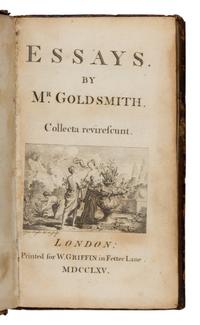 [Literature] Goldsmith, Oliver. Pair of first editions