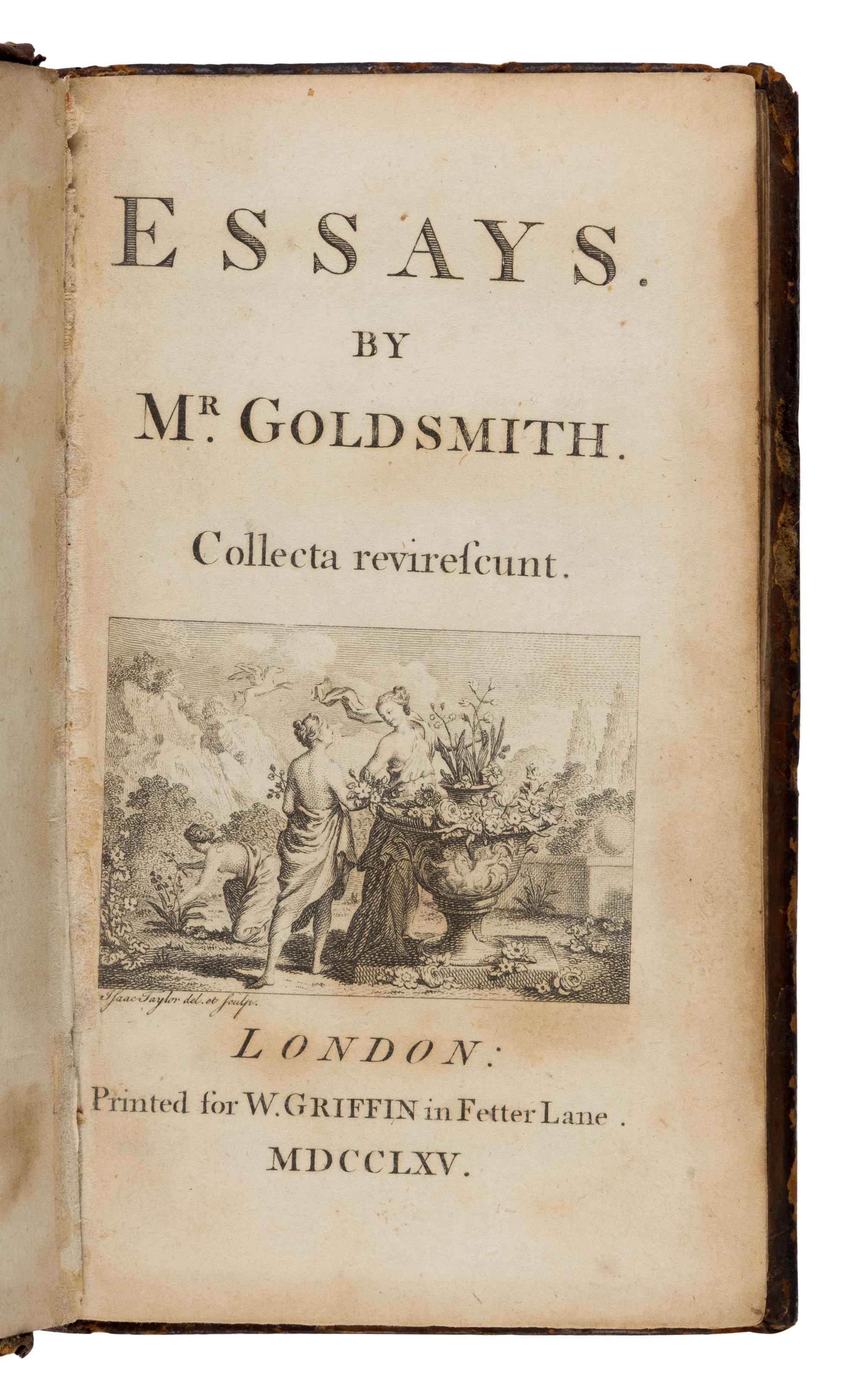 [Literature] Goldsmith, Oliver. Pair of first editions