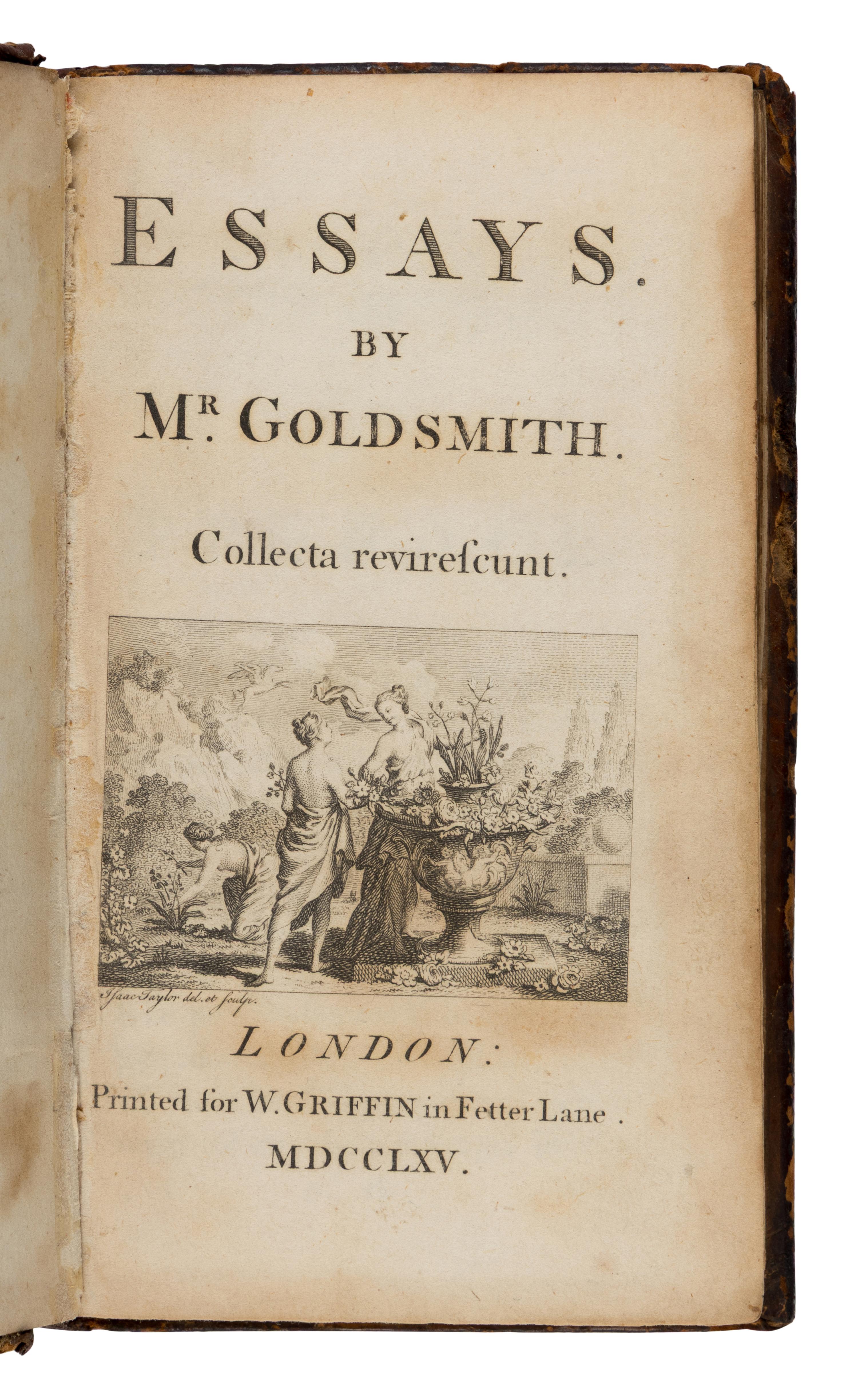 [Literature] Goldsmith, Oliver. Pair of first editions