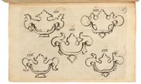 [CABINET MAKERS PATTERN BOOK]. Spine title: "Furniture Fittings of the 18th Century." N.p.: n.p., n.d. (but 18th-century).