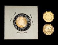 Three Liberty Head $1 Gold Coins