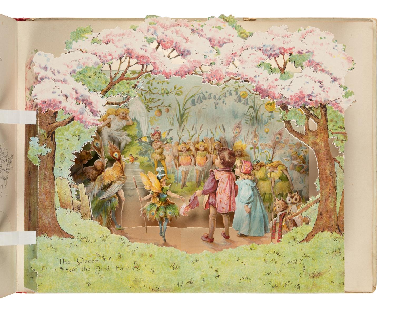 [Children's Book]. Weatherly, F.E., introduction. Peeps into Fairyland. A Panorama Picture Book of Fairy Stories . London and New York: Ernest Nister; E.P. Dutton & Co., n.d. [1896].