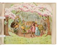 [Children's Book]. Weatherly, F.E., introduction. Peeps into Fairyland. A Panorama Picture Book of Fairy Stories . London and New York: Ernest Nister; E.P. Dutton & Co., n.d. [1896].