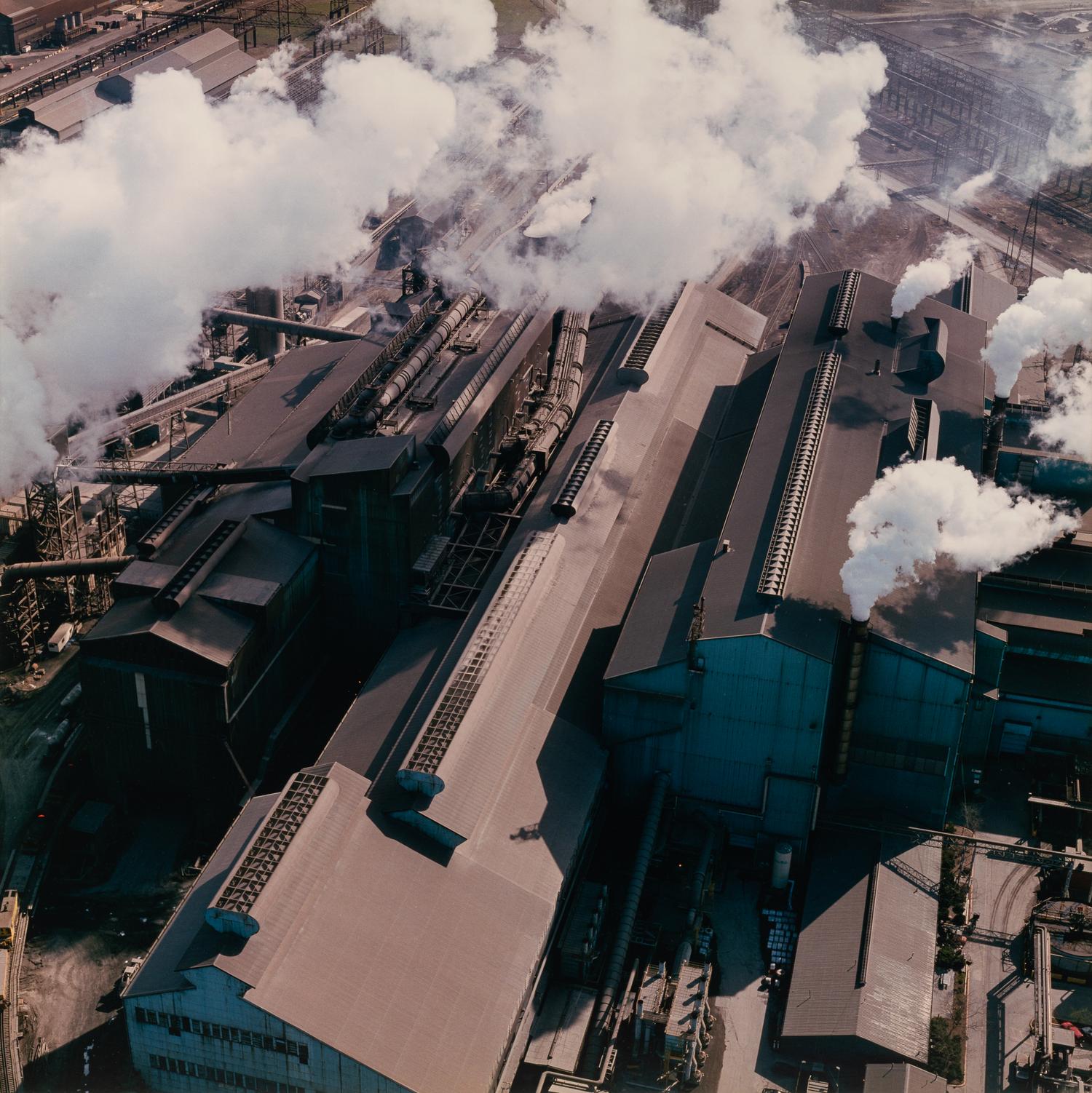 Terry Evans (born 1944) Industrial Area next to Gary, Indiana, and Steel Mill, Gary, Indiana, 2001-2003