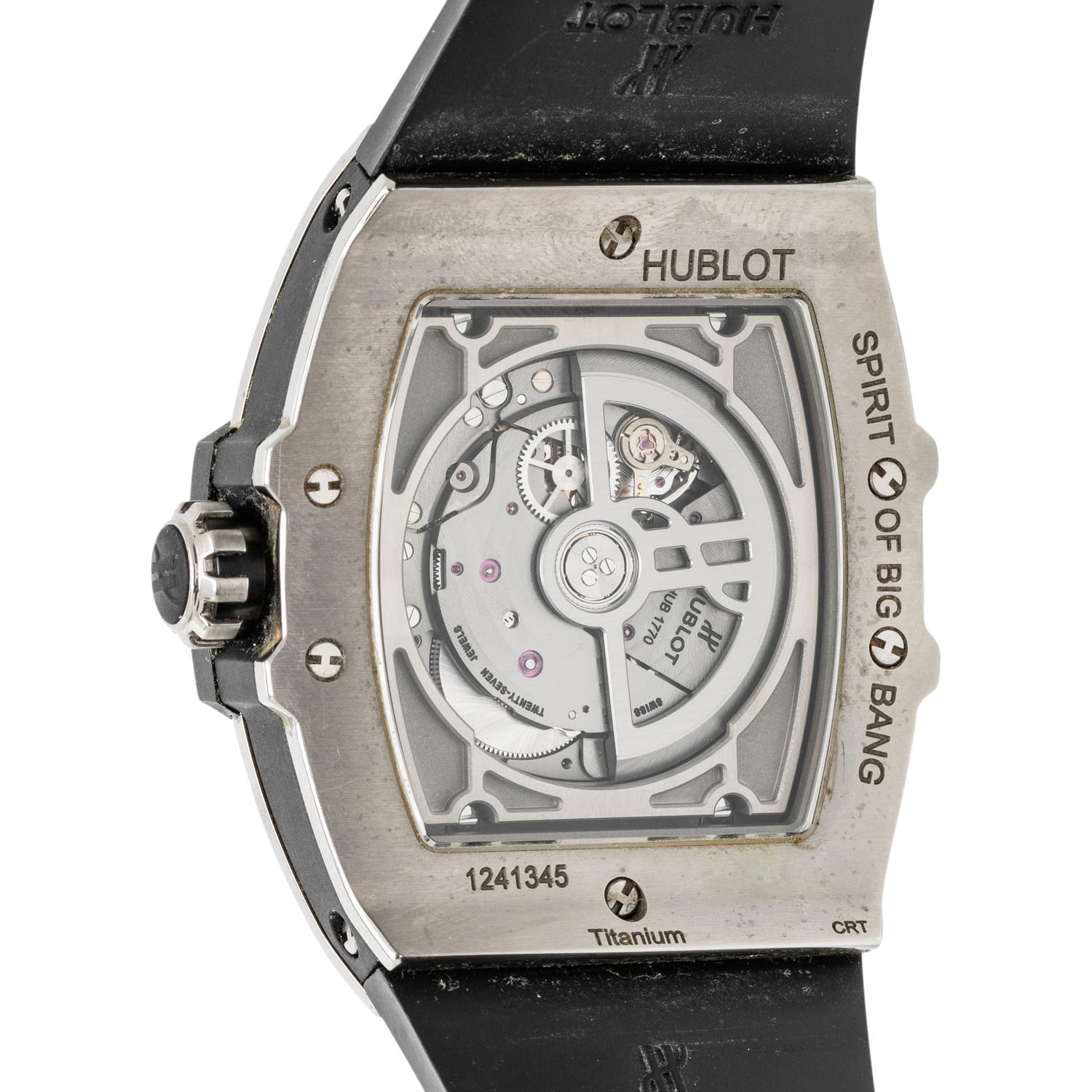Hublot, Ref. 647.NX.1137.RX, Titanium 'Spirit of Big Bang' Watch with Moonphase and Date