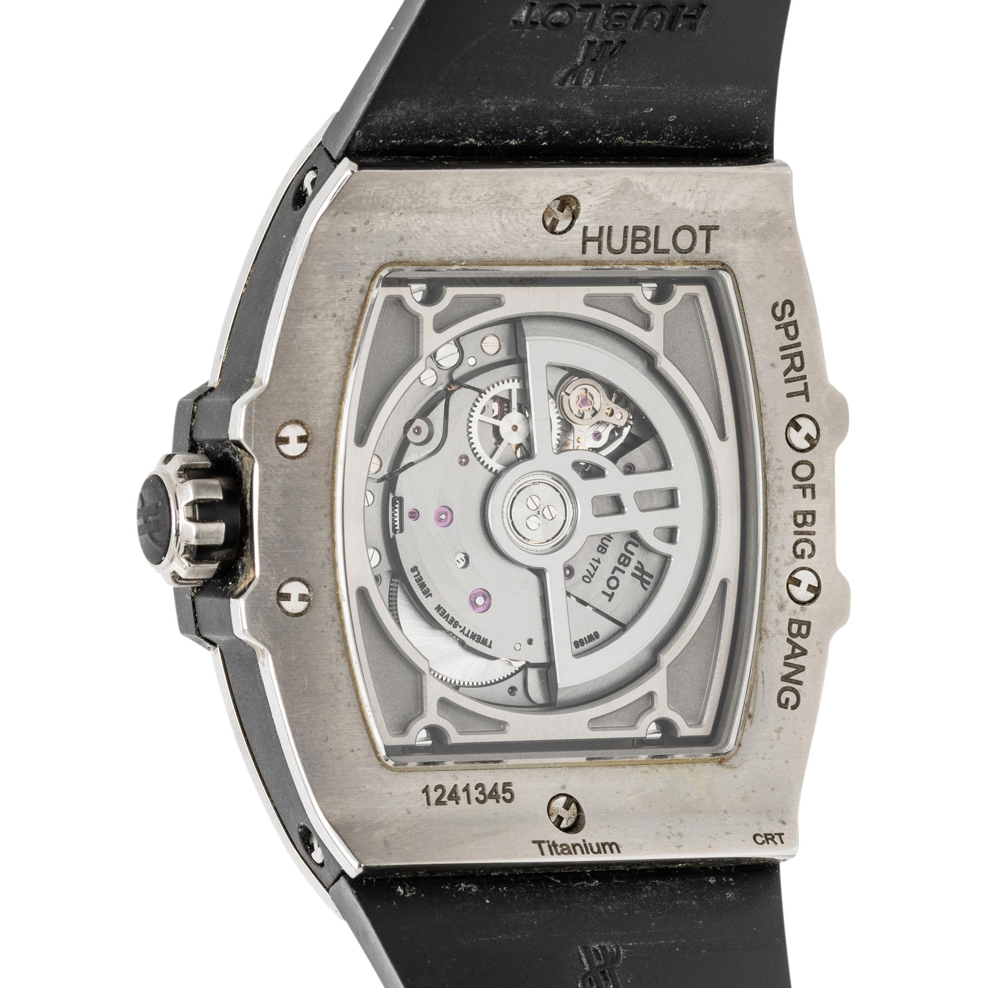 Hublot, Ref. 647.NX.1137.RX, Titanium 'Spirit of Big Bang' Watch with Moonphase and Date