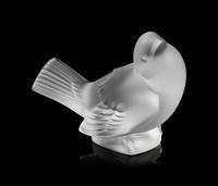 Four Lalique Bird Ornaments