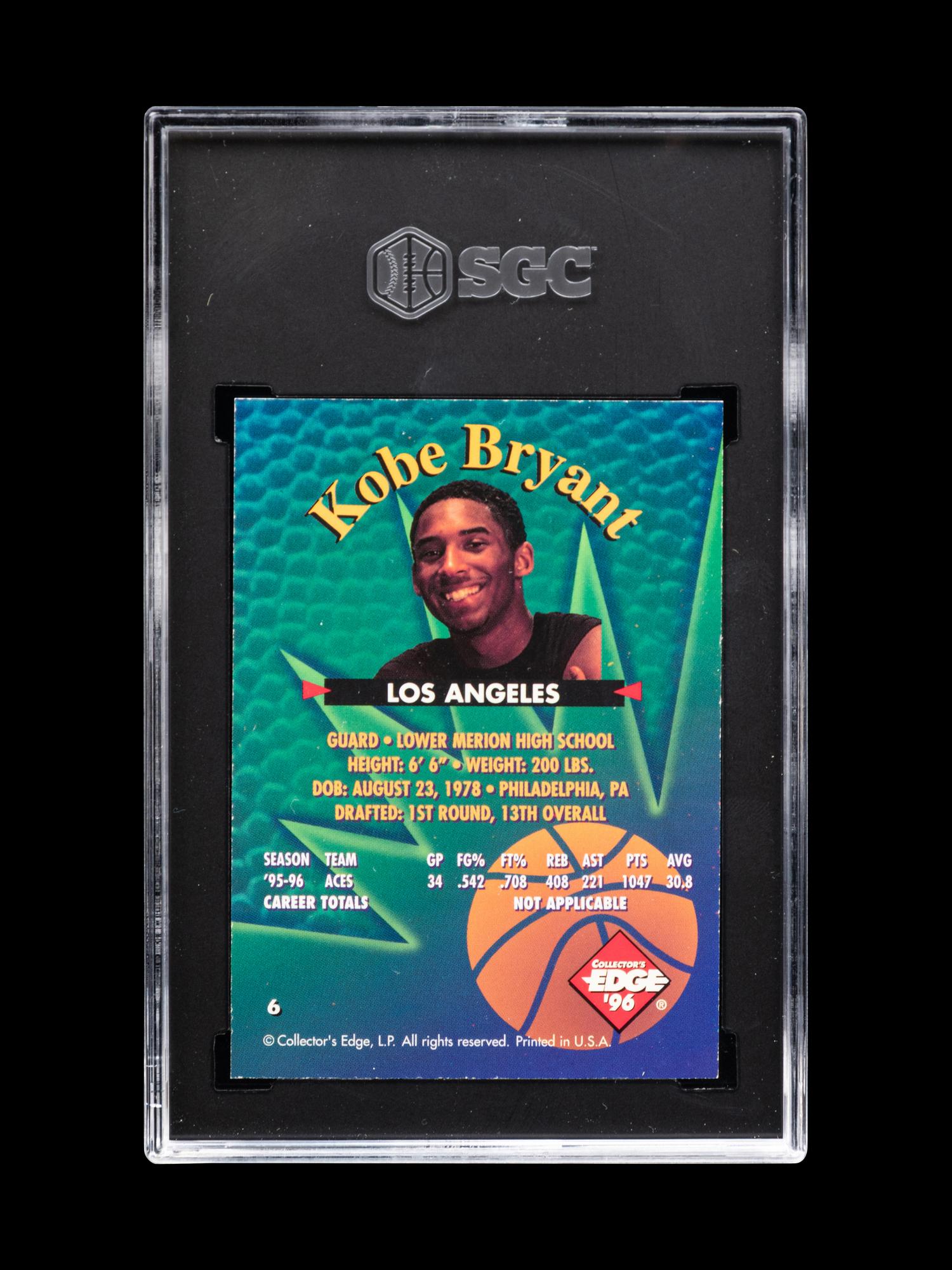 A Group of 1996-97 Collector's Edge Kobe Bryant Rookie Basketball Cards,