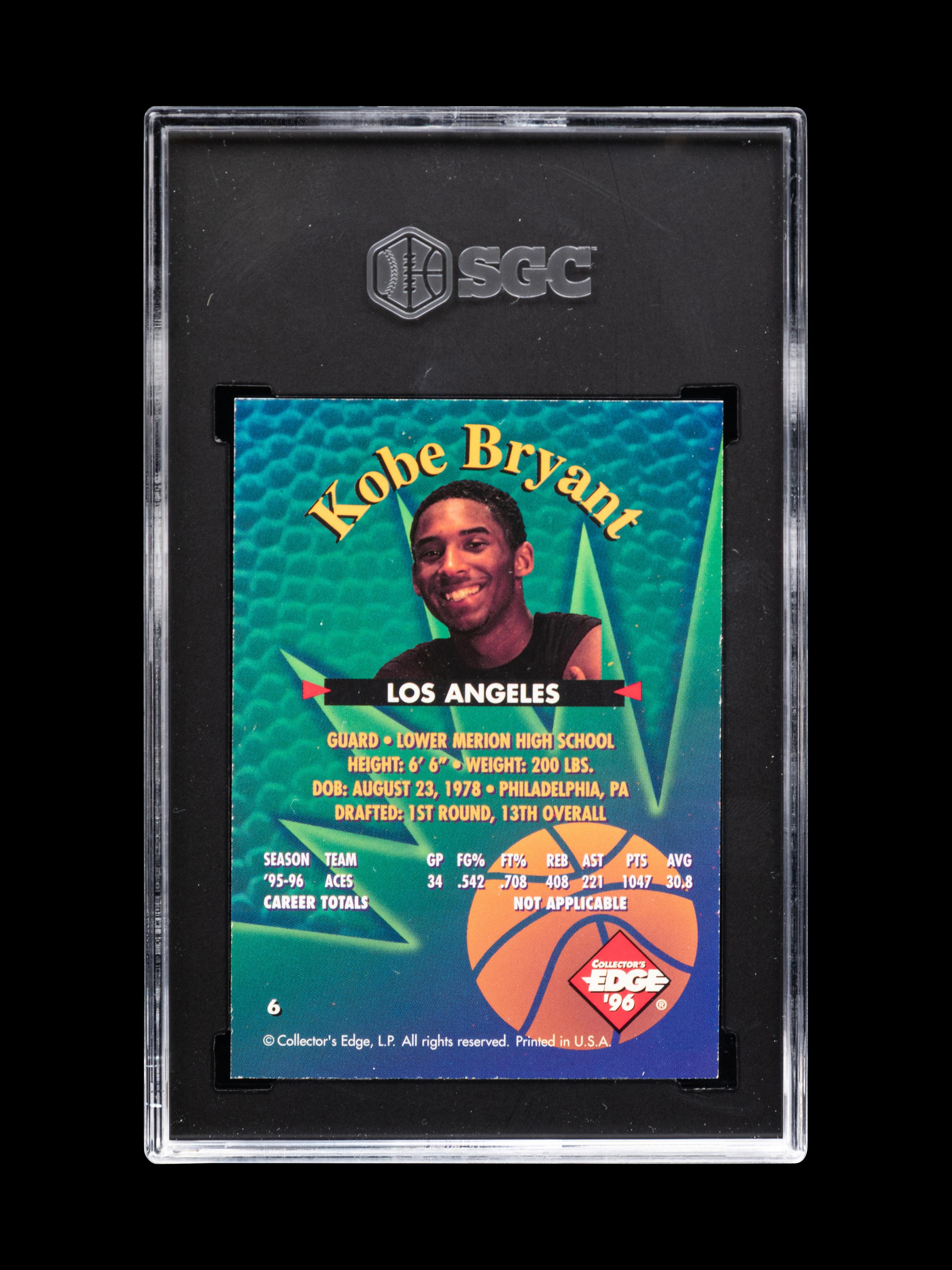 A Group of 1996-97 Collector's Edge Kobe Bryant Rookie Basketball Cards,