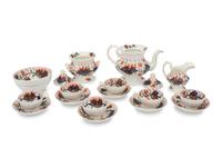 A Staffordshire 'Gaudy Dutch' Tea Service