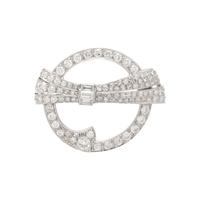 DIAMOND CIRCLE BROOCH