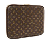 A Louis Vuitton Monogram Canvas Computer Case, 14" x 11" x 1".