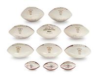 A Group Mike Ditka’s Restaurant Gift Shop Items Including Autograph Model Footballs Signed by Mike Ditka
