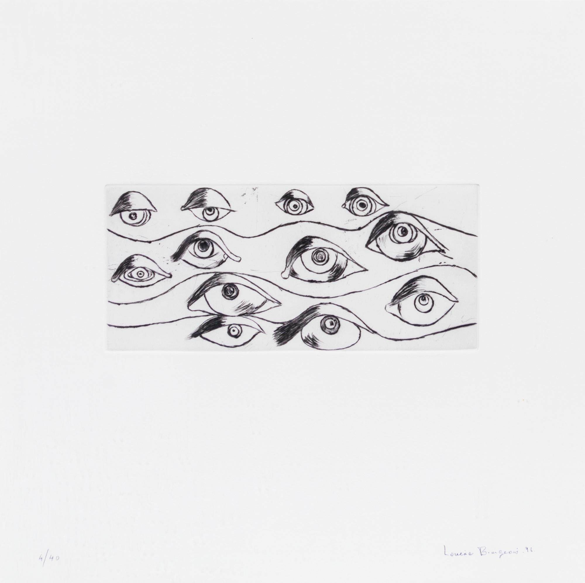 Louise Bourgeois, (American/French, 1911-2010), Eyes, 1996