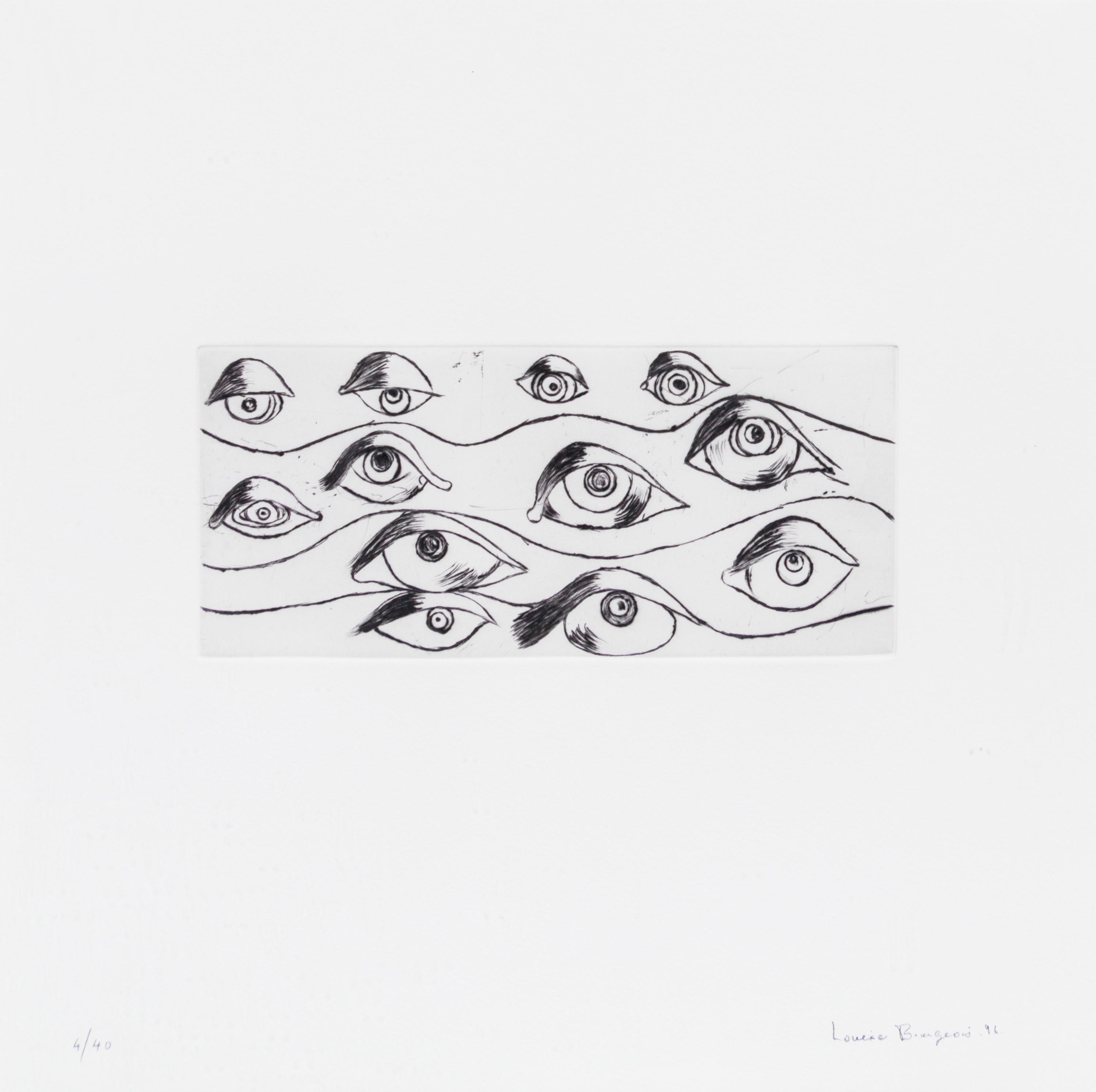 Louise Bourgeois, (American/French, 1911-2010), Eyes, 1996
