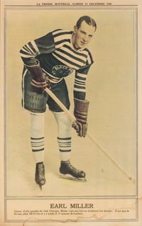 (HOCKEY) Nine large format lithographed hockey cards by La Presse, Montreal, 1930-1932.