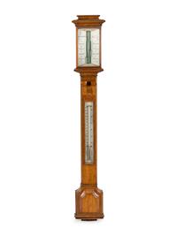 An English Oak Stick Barometer