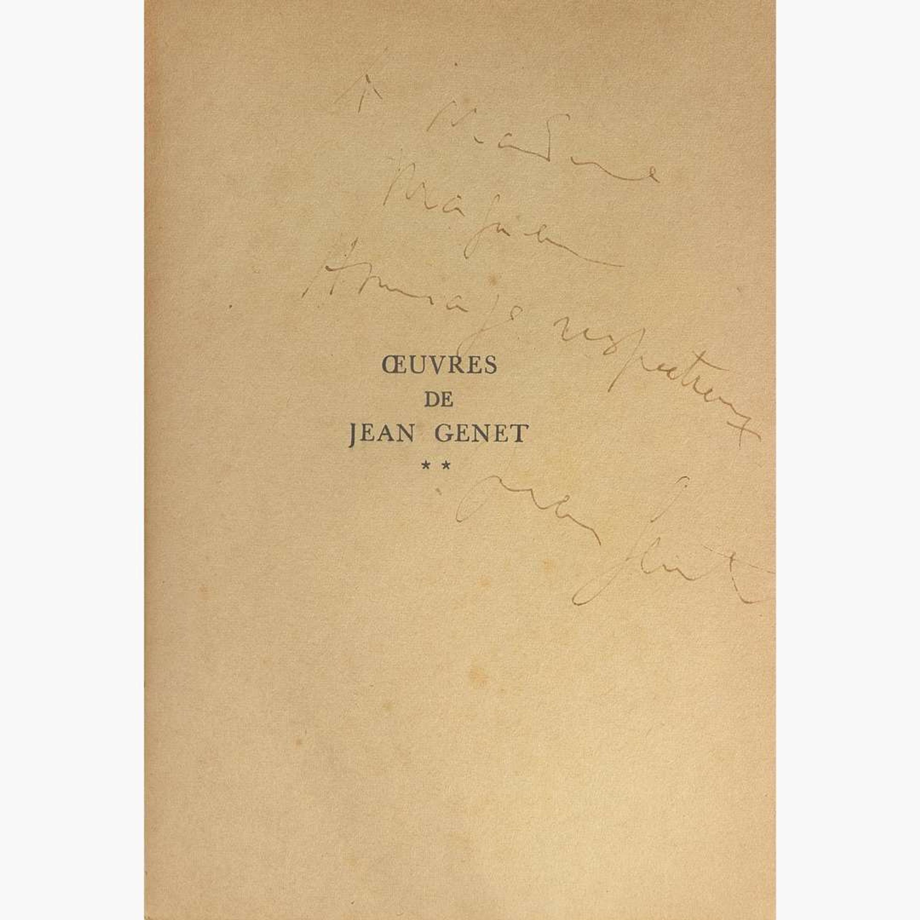 [Literature] Genet, Jean Group of 2 Titles: One Signed Limited Edition, and One Inscribed