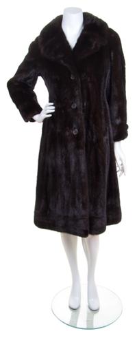 A Silver & Landau Brown Mink Coat,