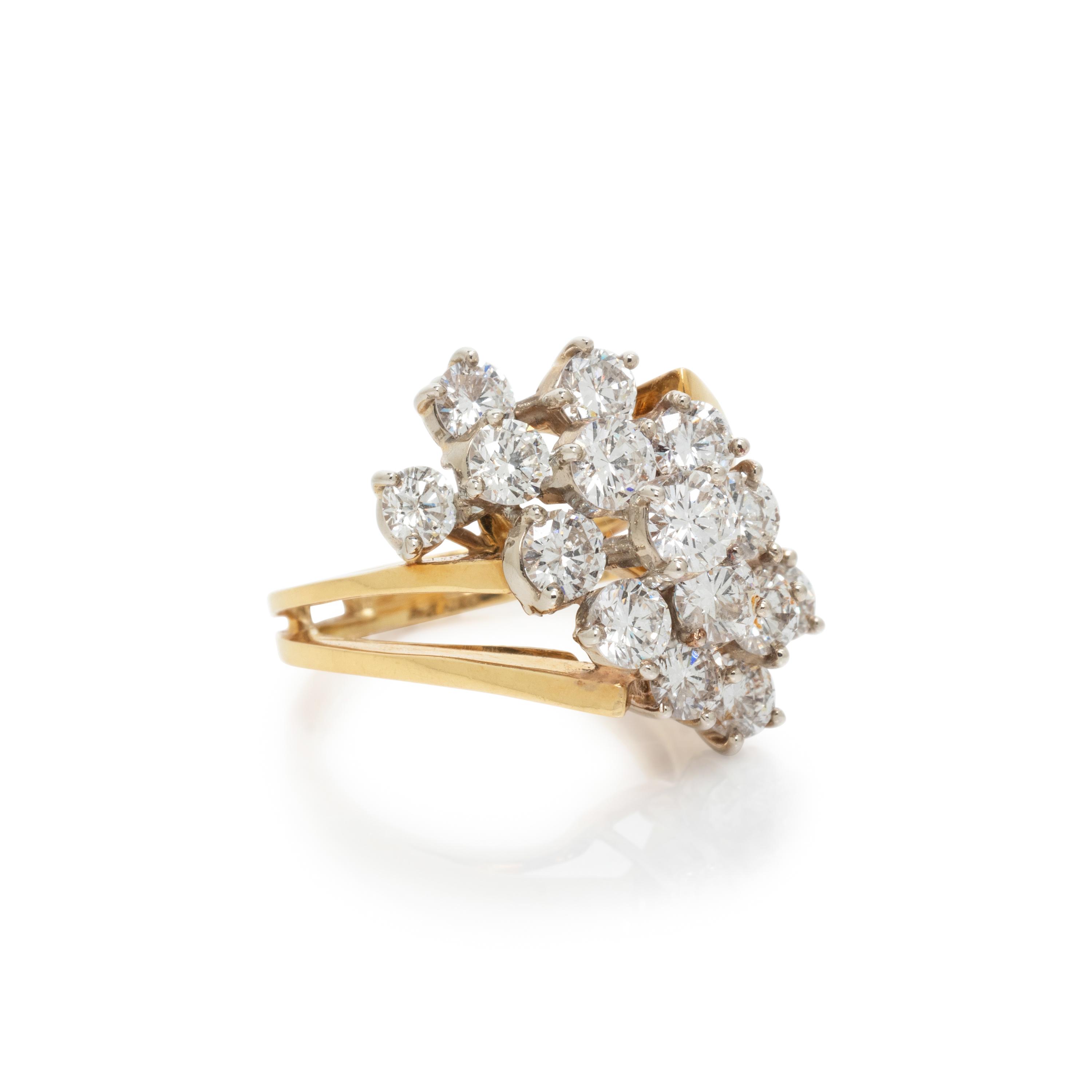 DIAMOND CLUSTER RING