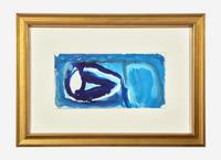Abstract Blue Forms