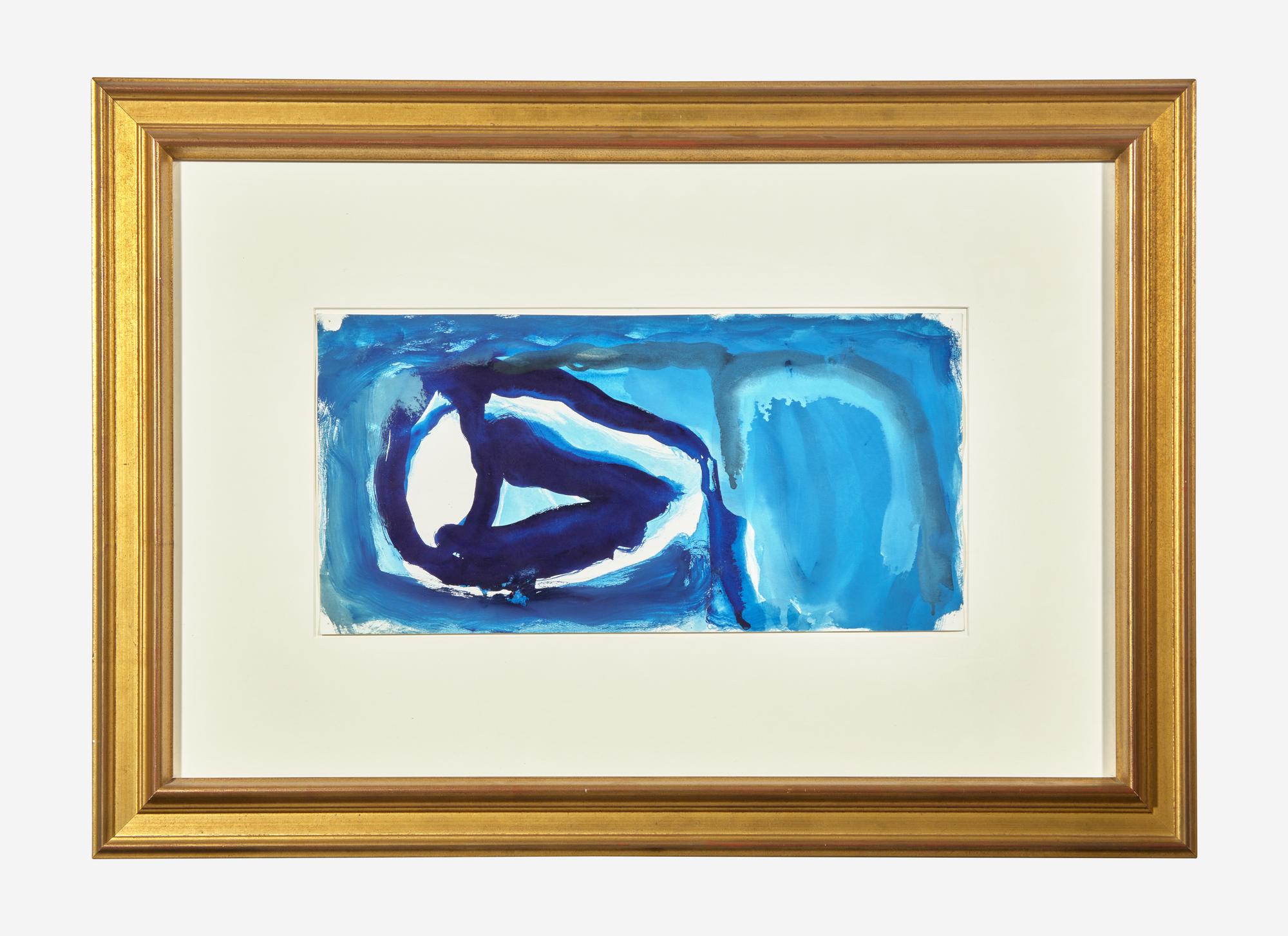 Abstract Blue Forms