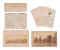 [EARLY PHOTOGRAPHY]. A collection of photographs and items related to Gettysburg photographers Levi MUMPER and W. H. TIPTON.