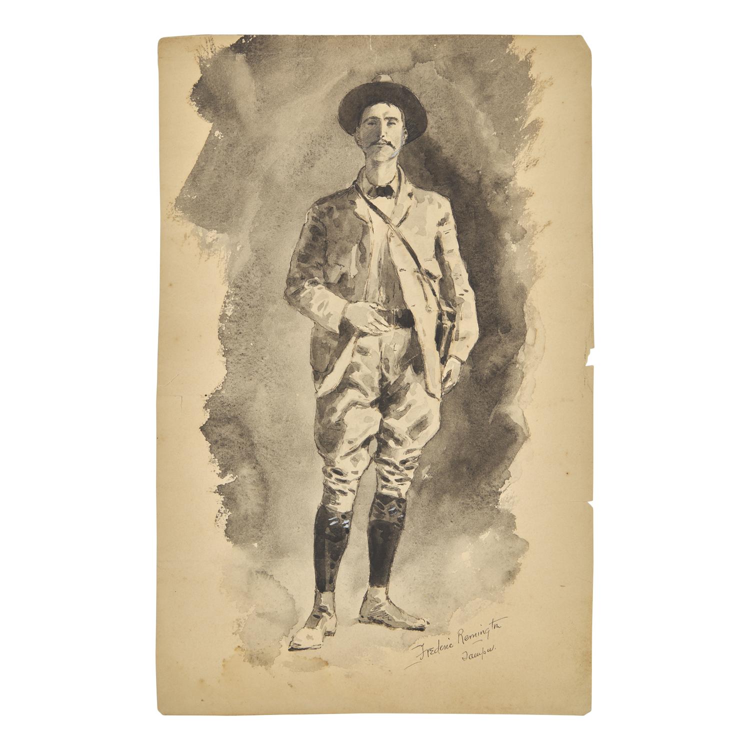 Frederic Remington (American, 1861-1909) — Stephen Bonsal, 1898