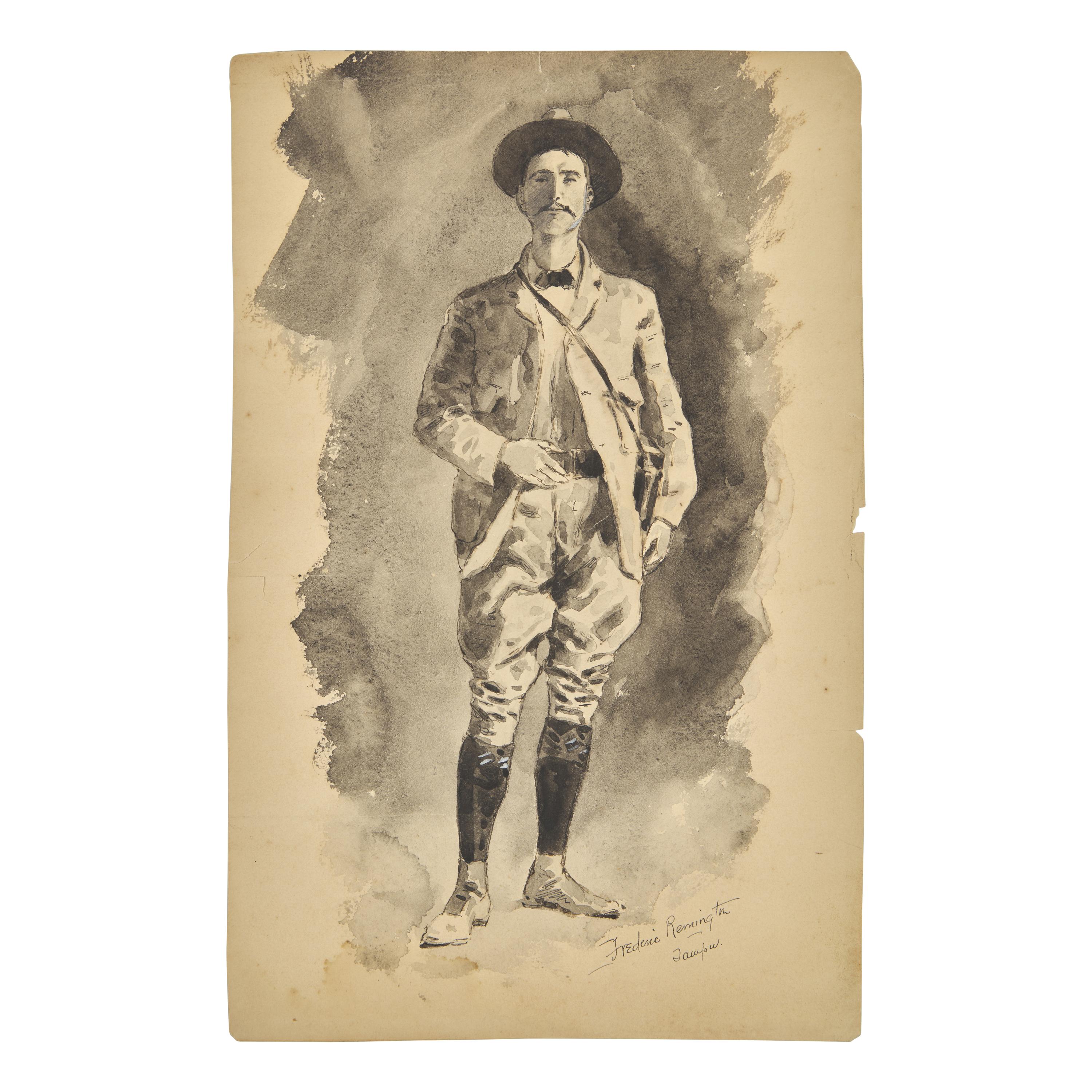 Frederic Remington (American, 1861-1909) — Stephen Bonsal, 1898