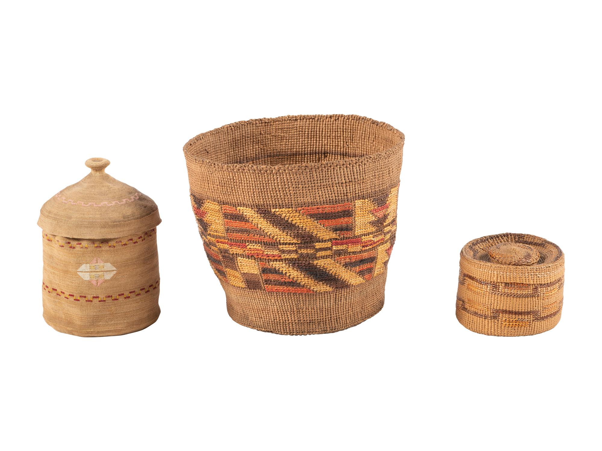 Tlingit and Attu Baskets