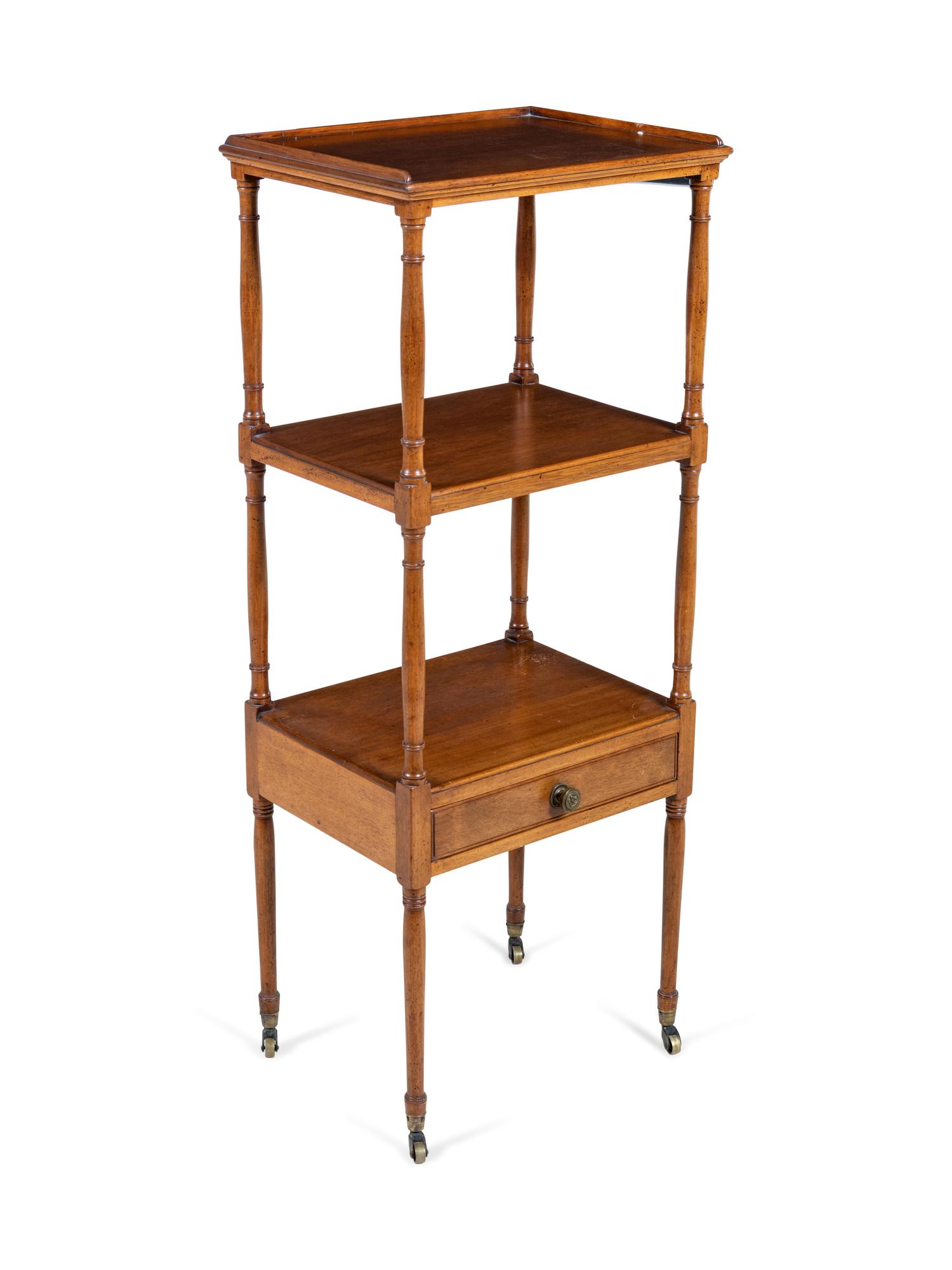 A Regency Style Mahogany Étagère
