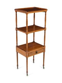 A Regency Style Mahogany Étagère