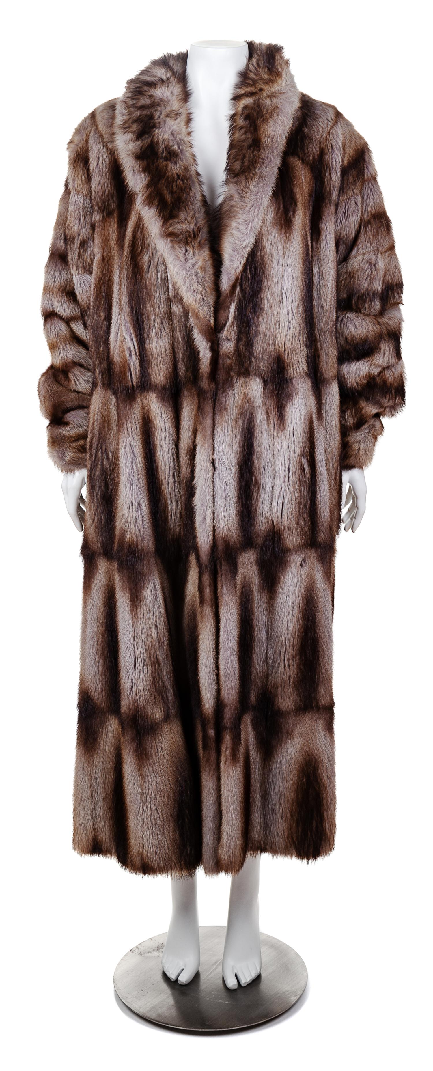 A Fendi Bassarisk Fur Coat, No size.