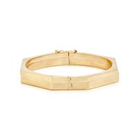 THREE YELLOW GOLD BANGLE BRACELETS