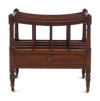 An English Mahogany Canterbury