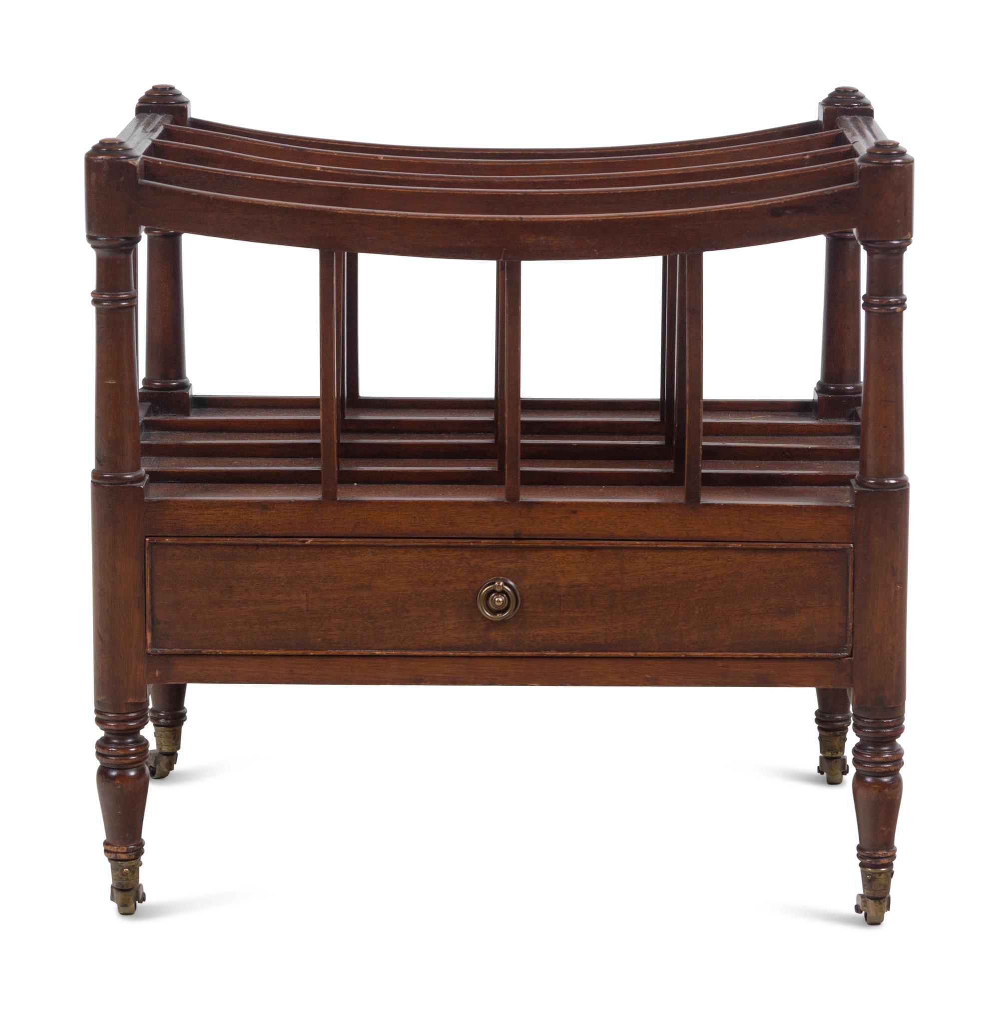 An English Mahogany Canterbury