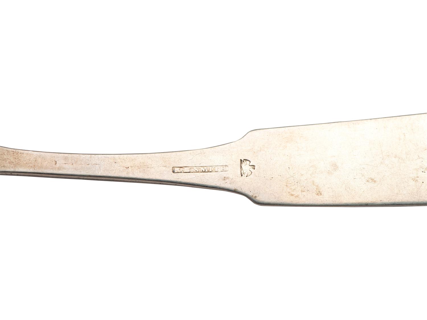A Collection of Kentucky Coin Silver Flatware