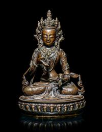 Two Bronze Figures of Bodhisattva