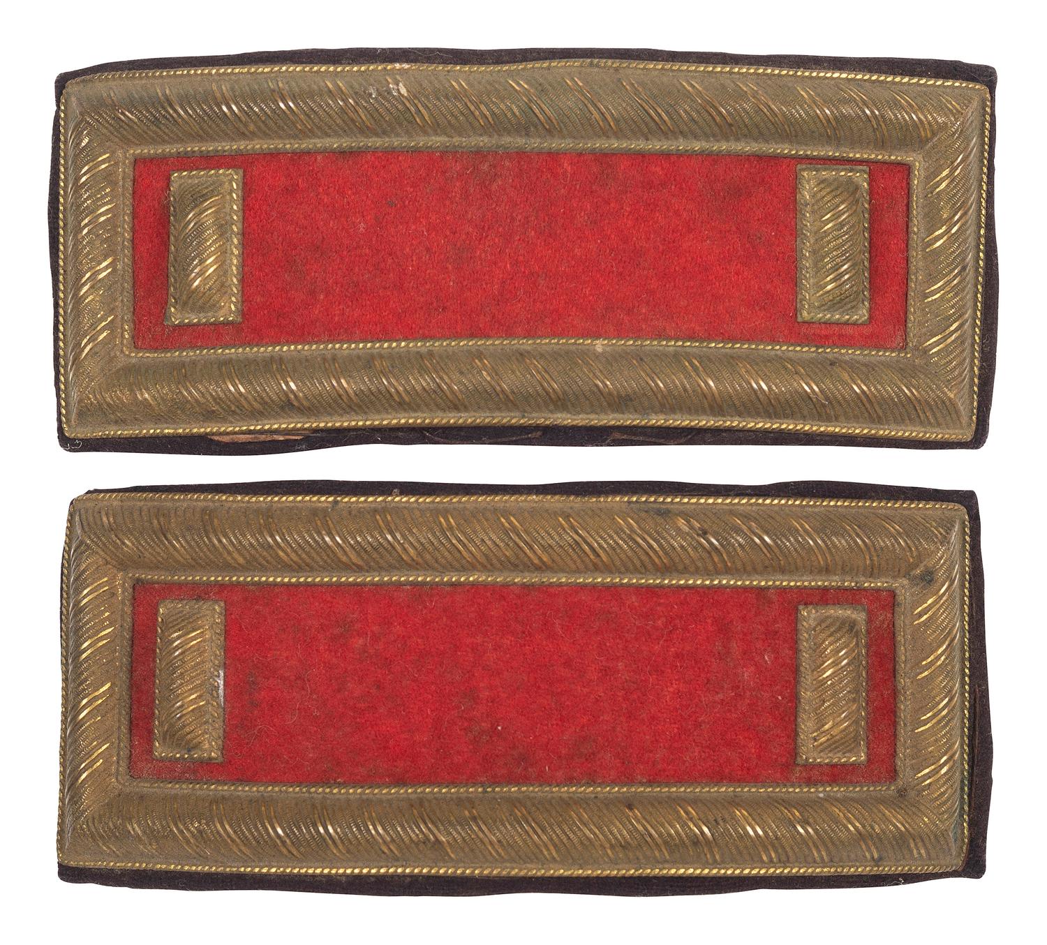 [CIVIL WAR]. Smith patent first lieutenant of artillery shoulder straps.