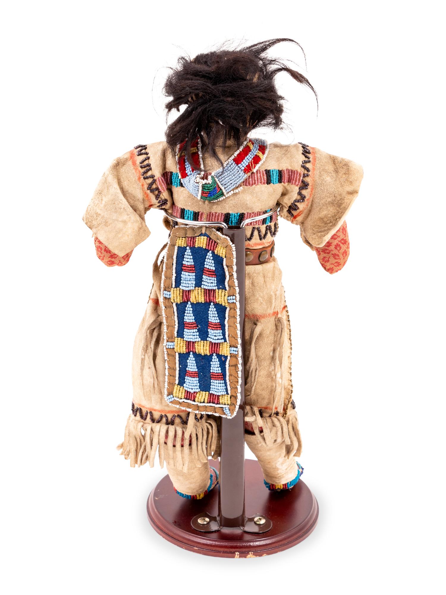 Apsáalooke (Crow) Beaded Doll