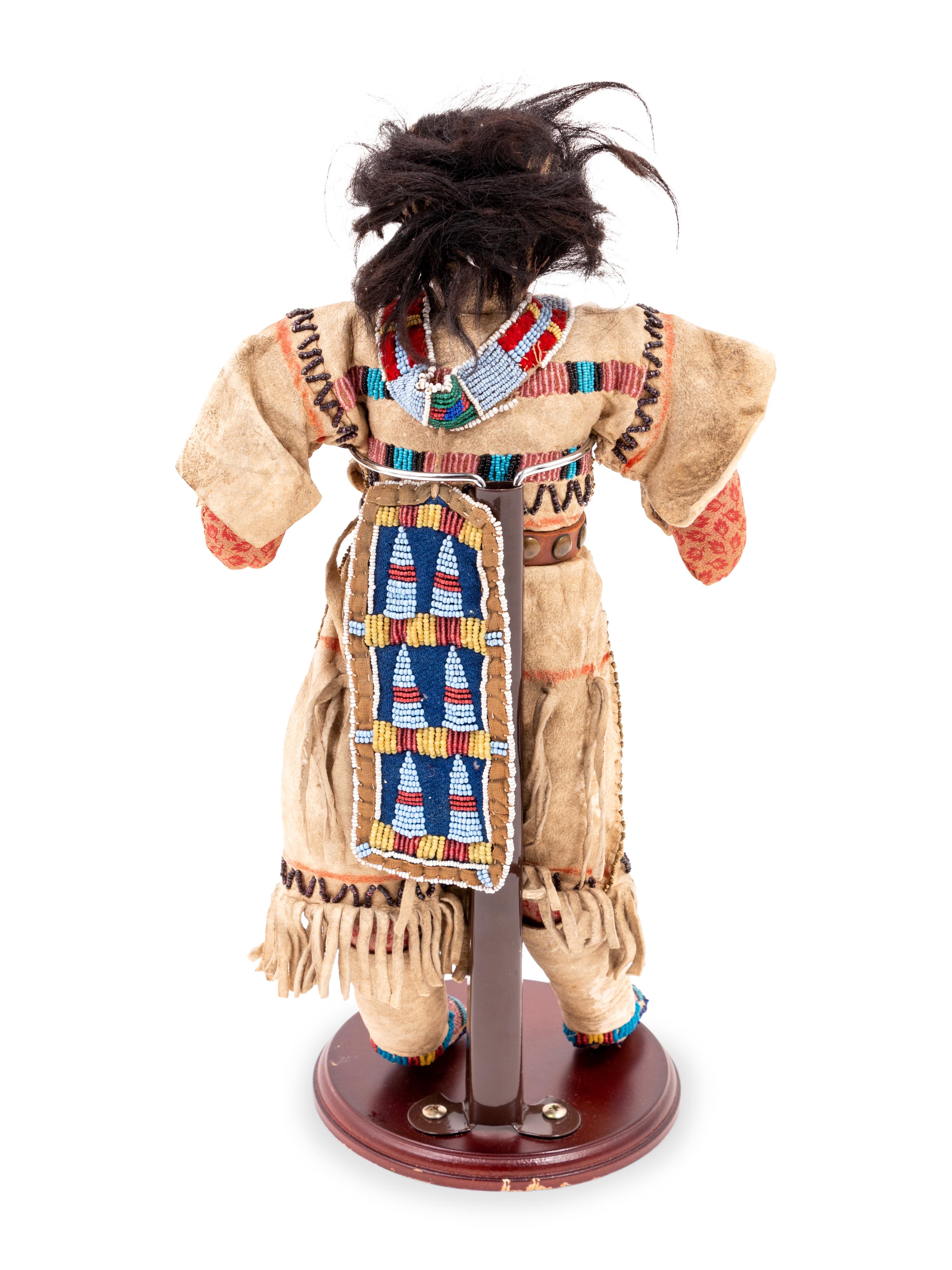 Apsáalooke (Crow) Beaded Doll