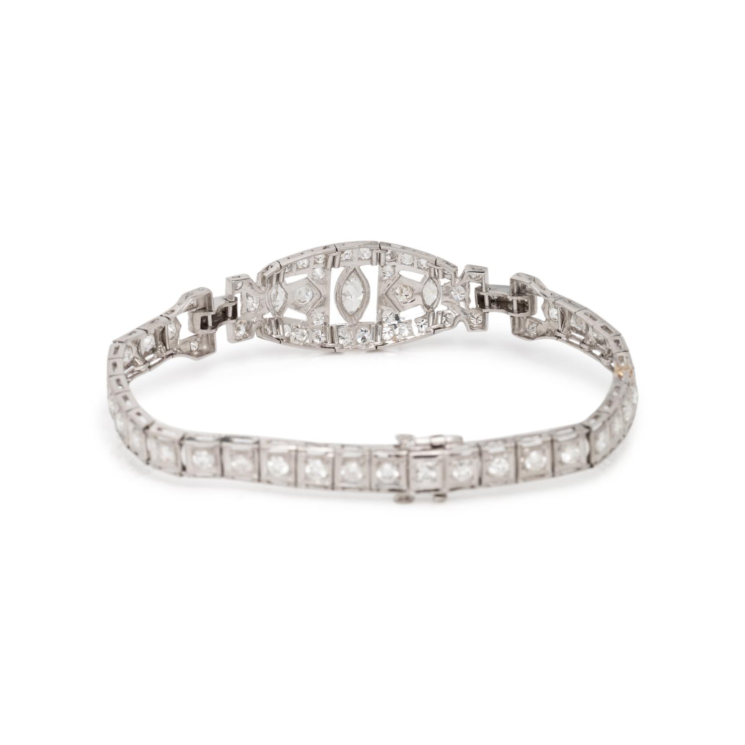 ART DECO, DIAMOND BRACELET