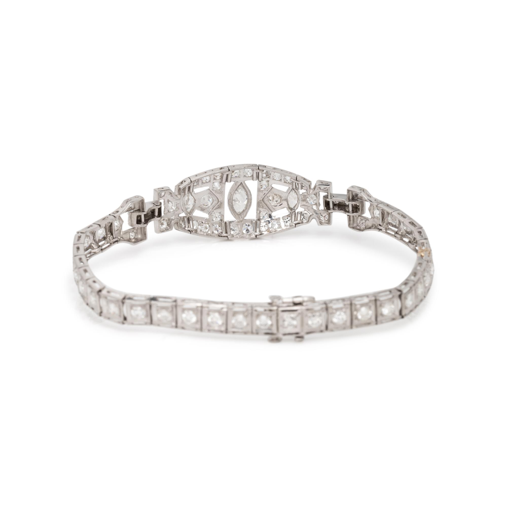 ART DECO, DIAMOND BRACELET