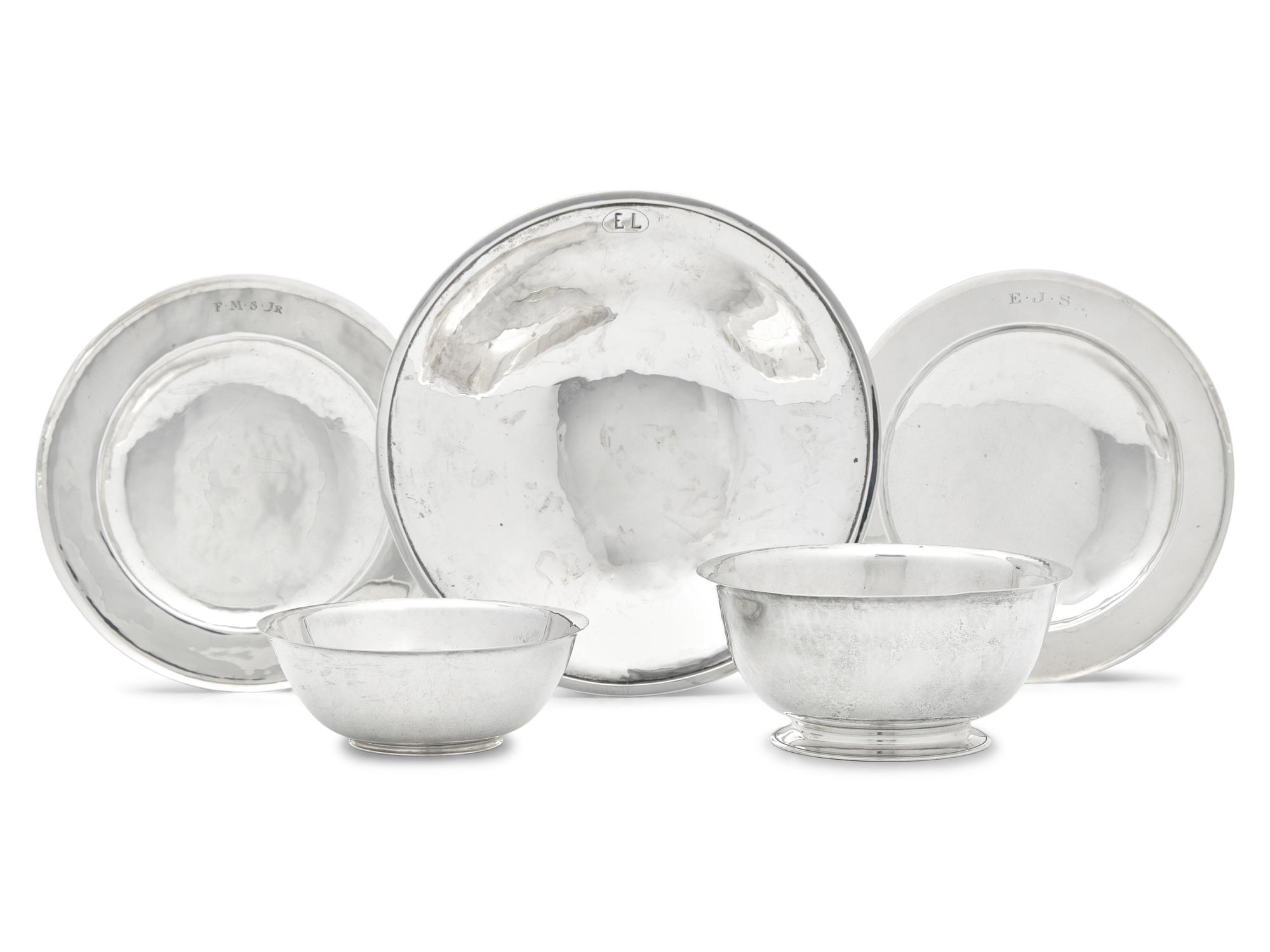 Five Arts & Crafts Silver Table Articles